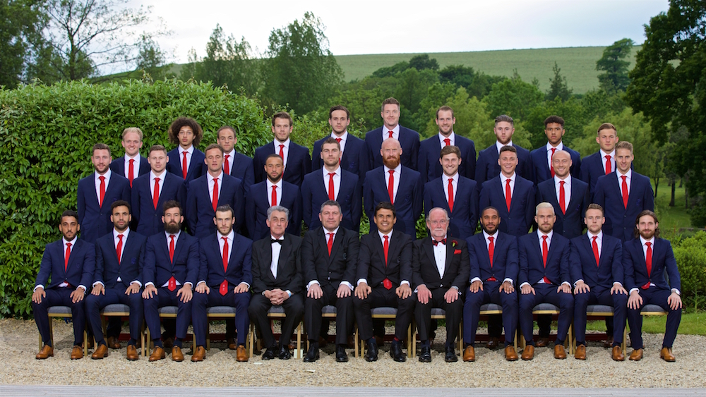 Welsh football squad #getin with WGMW
