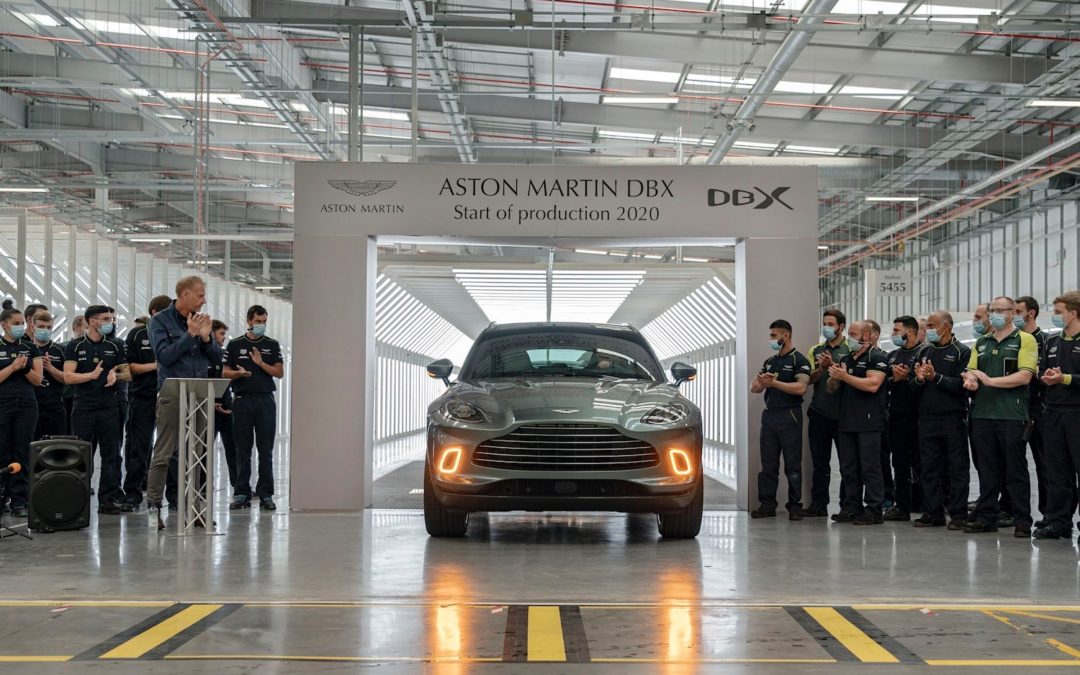 Aston Martin Lagonda starts production of their luxury DBX SUV at St Athan, Wales